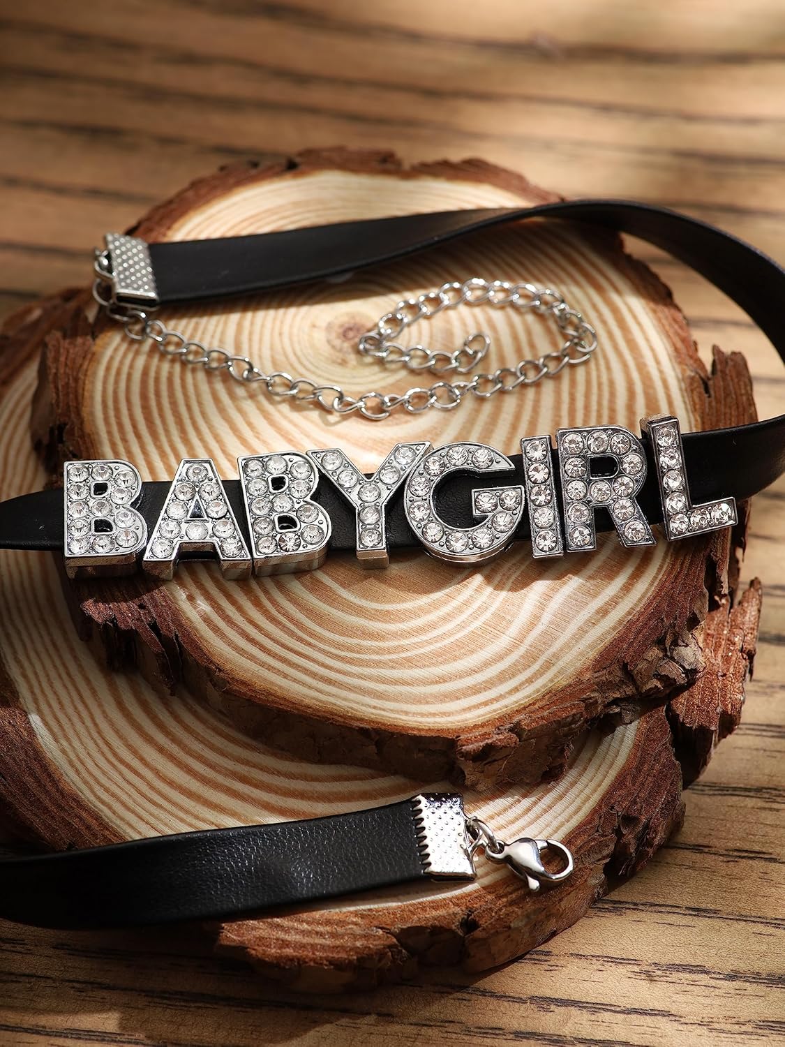 Sacina Gothic Goth Punk Cute Choker, Black PU Leather Choker Collar, Goth Necklace, Gothic Necklace, Jewelry Gift for Women - Image 6