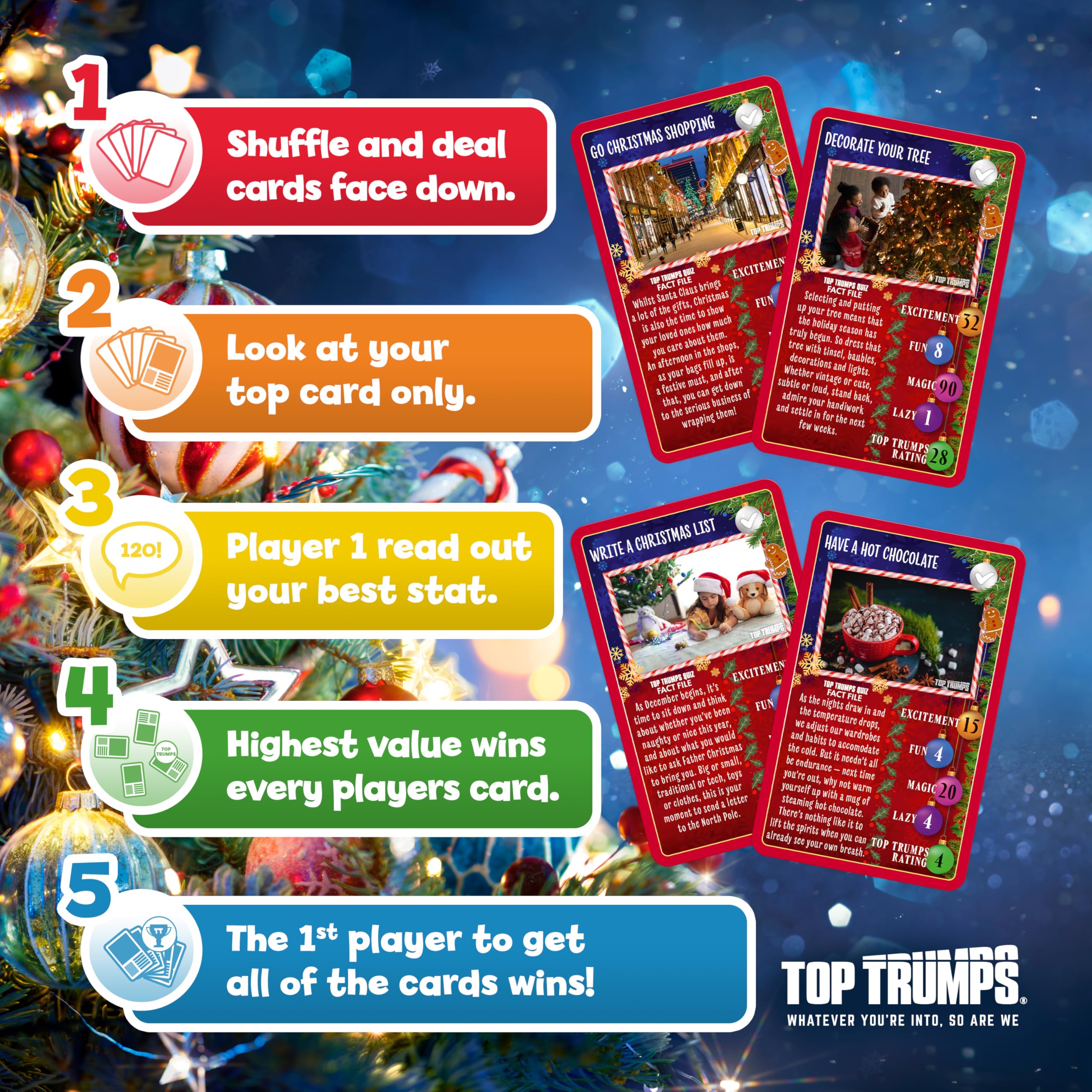 Top Trumps Christmas Card Game, Magical Christmas Challenge, Educational game makes a great gift for ages 6 plus - Image 2