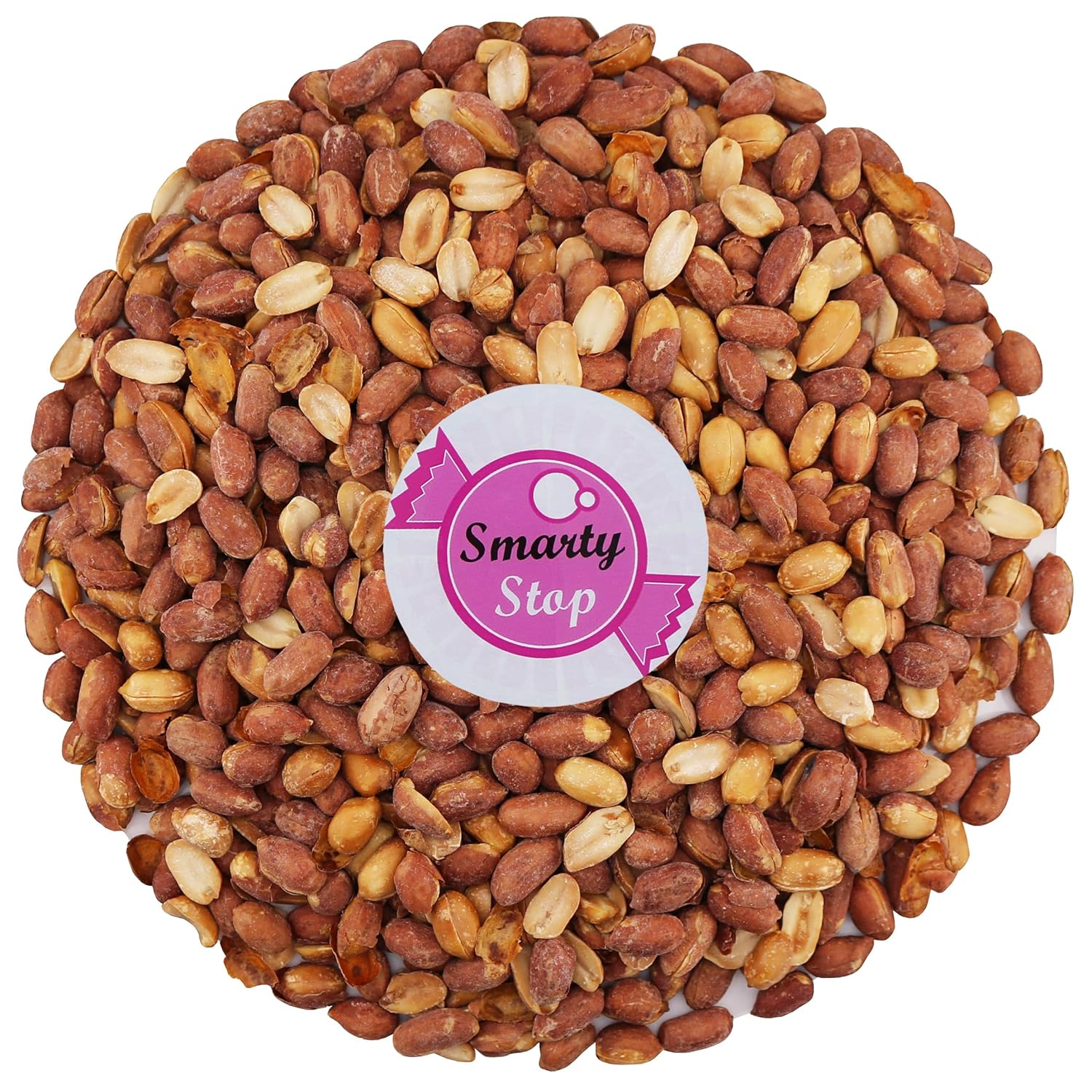 Smarty Stop Roasted and Salted Red Skin Peanuts (3 Pound (Pack of 1))
