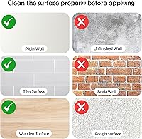 Vista 5 de Rubber Bond Protectores de pared de garaje, protectores de parachoques de goma autoadhesivos fuertes de 6 x 48 pulgadas para paredes de garaje