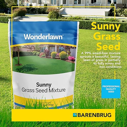 Miniatura 3 de Barenbrug Wonderlawn Landscaper - Mezcla de semillas de césped multiusos de 15 libras, cubre 3,000 pies cuadrados