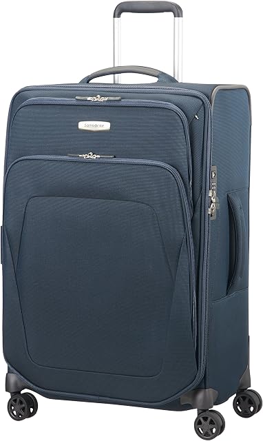 Samsonite Spark SNG - Spinner M Expadable Suitcase, 67 cm, 92 Litre, tsa lock, Blue