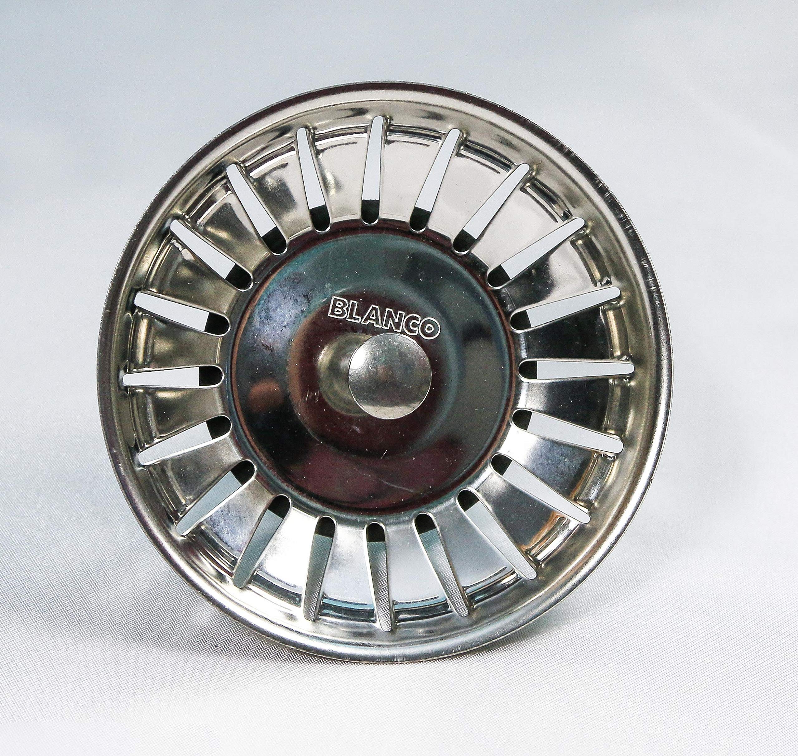 Blanco Colador de cesta 3,5 pulgadas 117562 para control excéntrico
