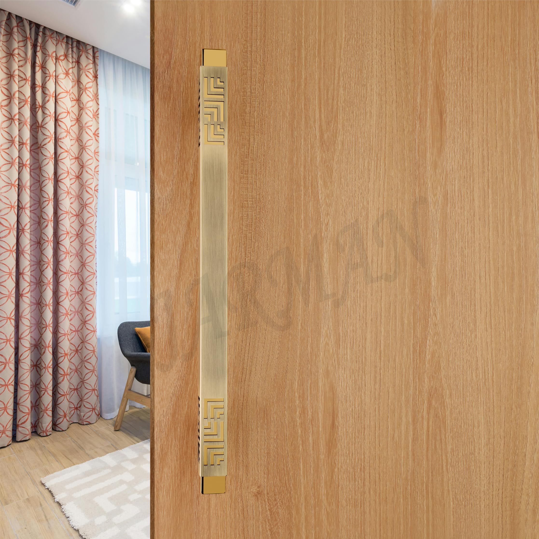 Stainless Steel Door Pull Handle for Main Door | Modern Cuboid Door Handle for Wooden, Glass & Office Doors | Heavy Duty Designer Entrance Handle for Home & Commercial Use-image-32