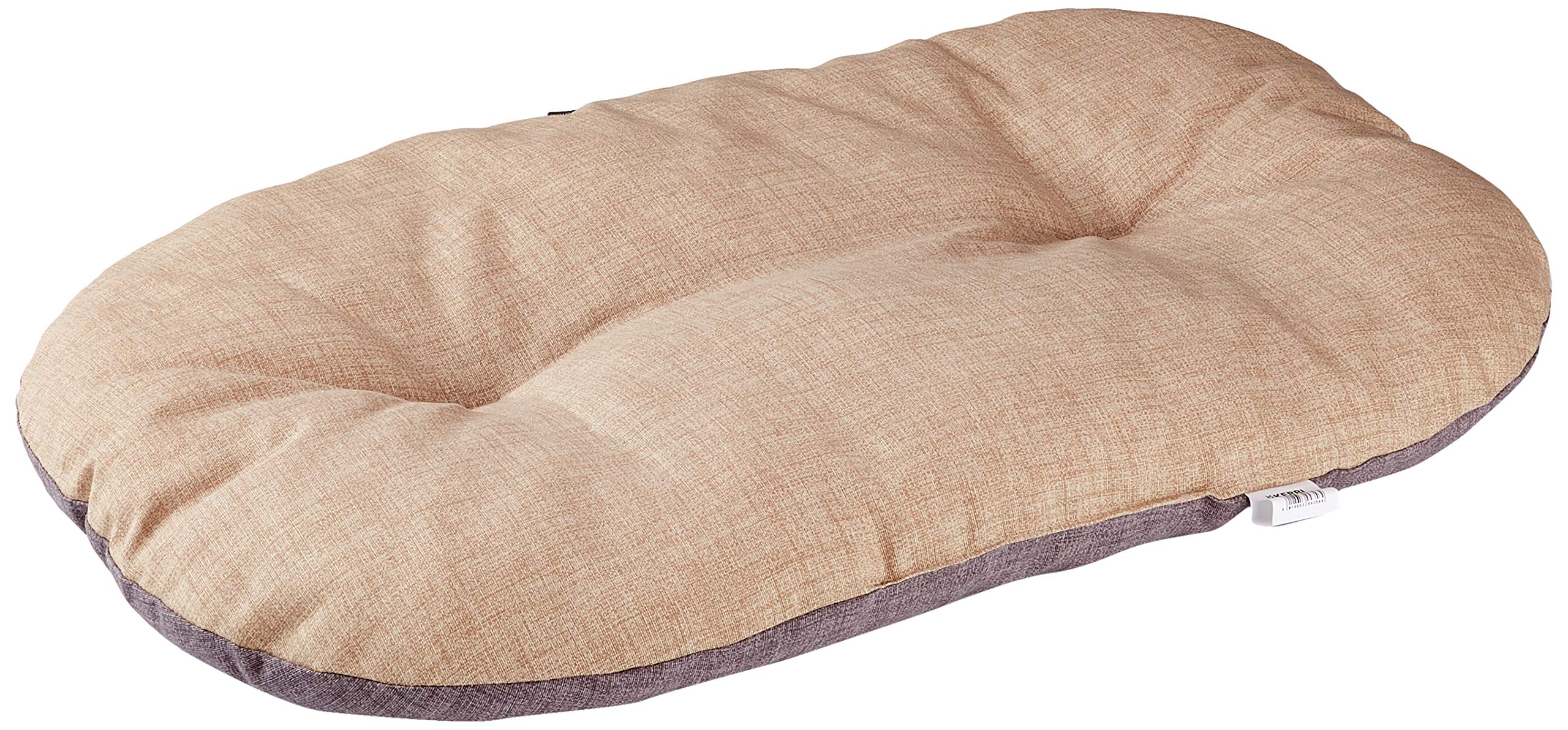 Kerbl Pet 80356 poduszka do leżenia Loneta, 82 x 57 cm, brązowa/szara
