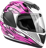 Vista 8 de Typhoon Youth Casco de motocicleta de cara completa para niños