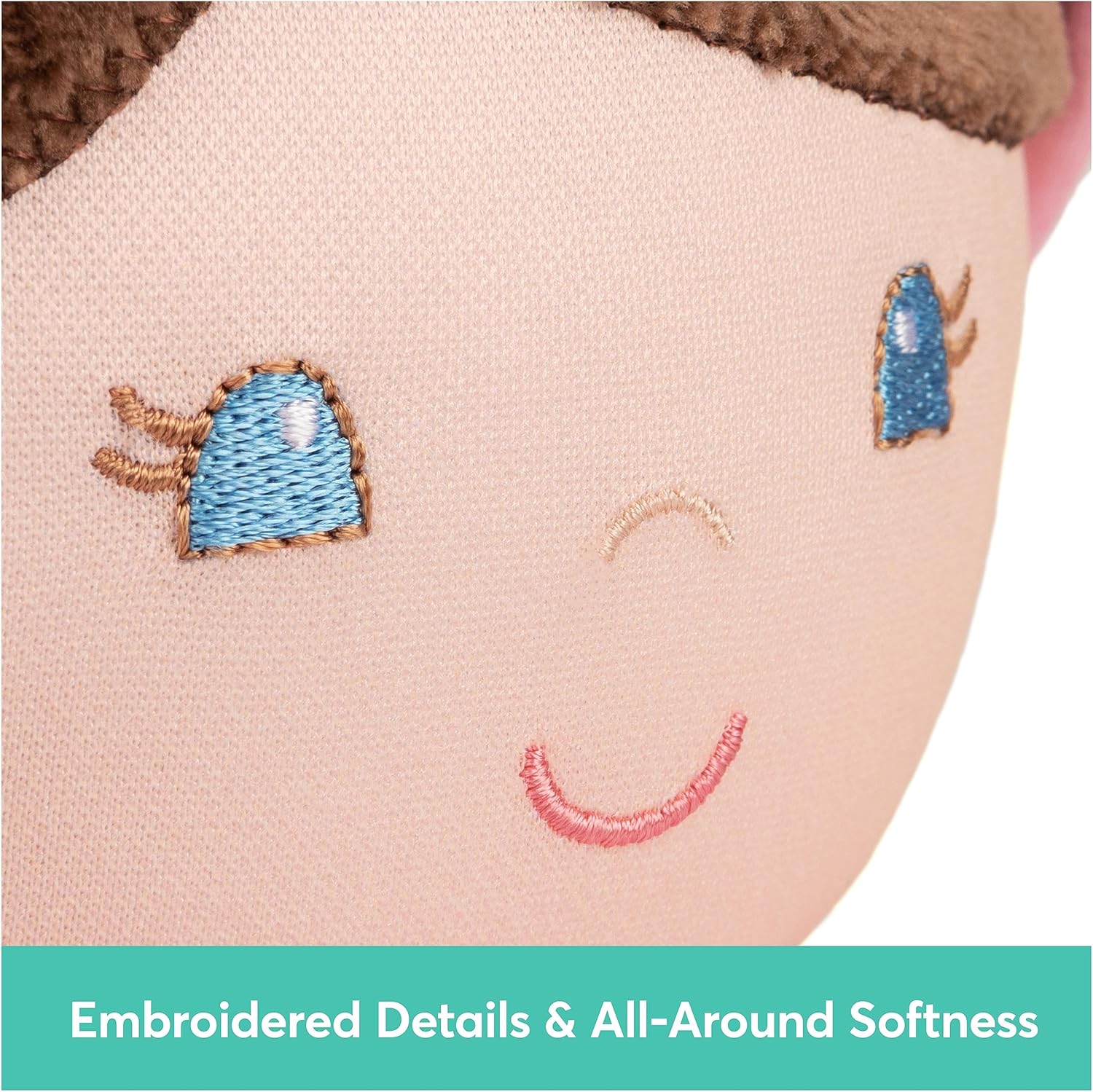GUND Baby Sustainable Baby Doll, Plush Doll Made from Recycled Materials, for Newborns and Toddlers, Pink, 12”