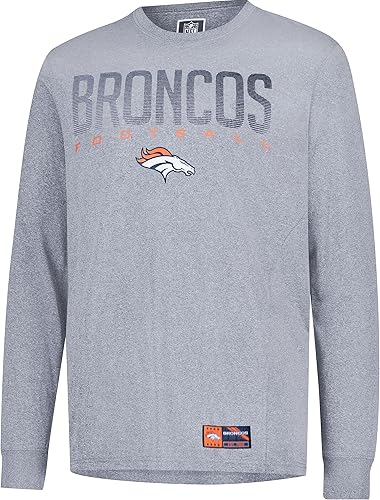 Miniatura 11 de Ultra Game Camiseta de manga larga oficial de la NFL para llevar el día del partido, para hombre Negro -,Gris Caliente Carbón,Gris