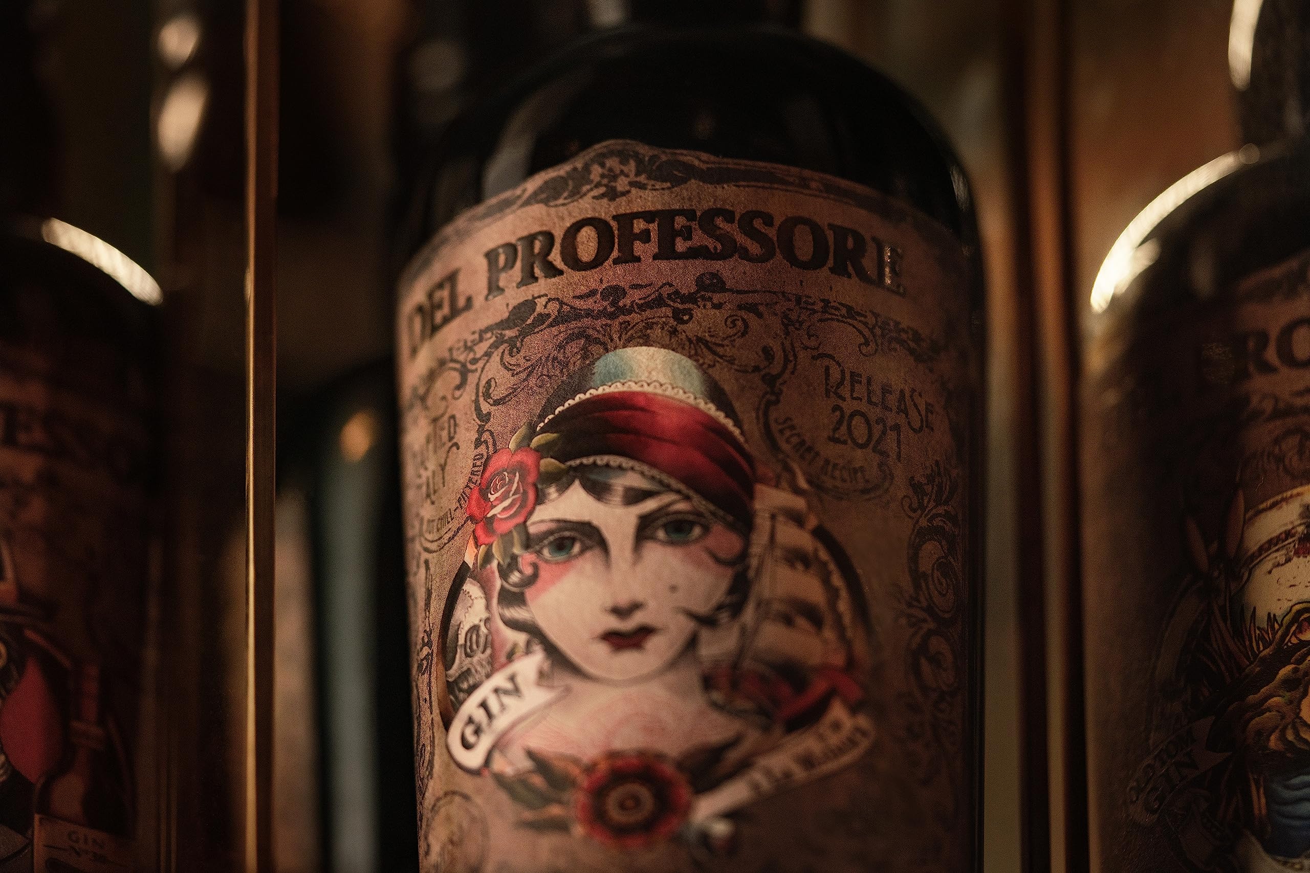 Del Professore - Gin Madame, 70 cl, Gin Artigianale dalle Note Agrumate e Speziate, 42,9% Vol