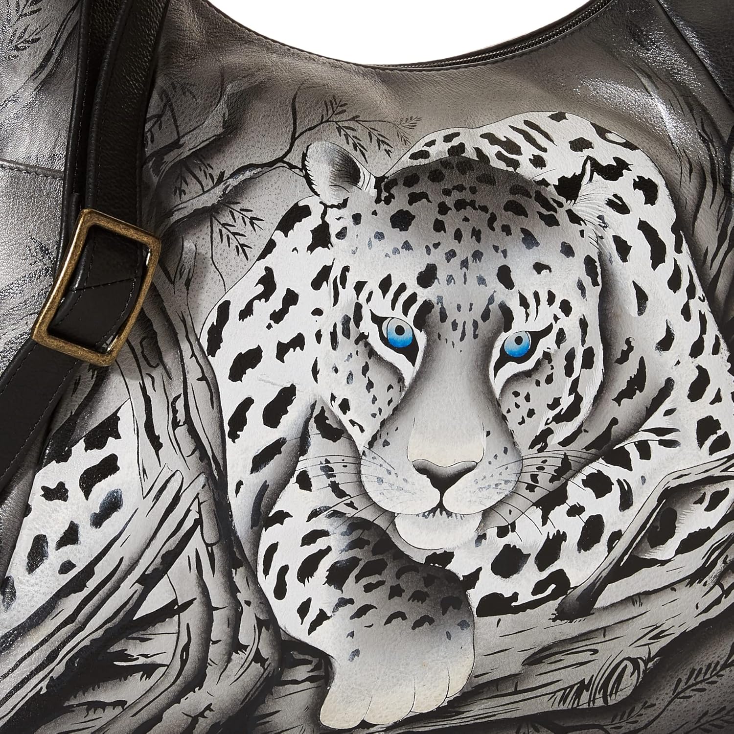 Anna By Anuschka Handpainted Large Multi Pocket Hobo - Image 3