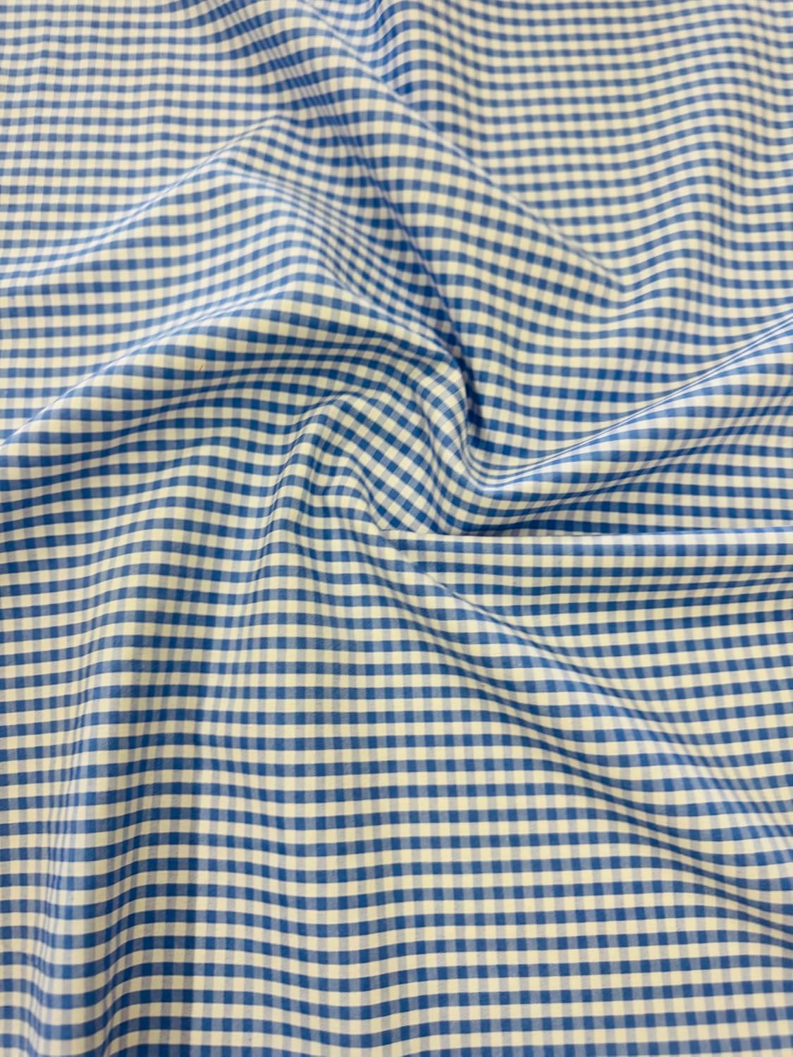Sedona Designz 60" Wide, 1/8” Gingham Checkered Poplin Shirting Fabric by The Yard – 90% Poplin, 10% Cotton