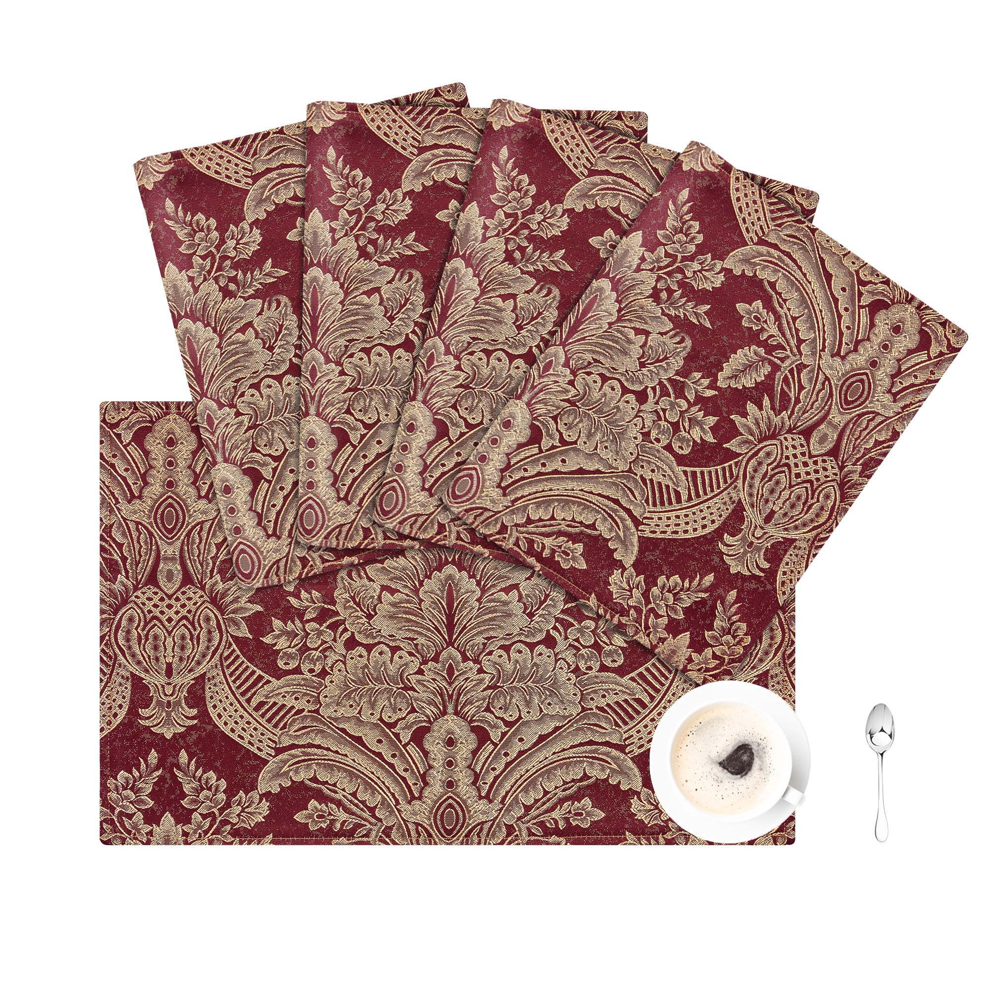 Amazon.com: Loom and Mill Luxury Placemats Set of 4, Classic