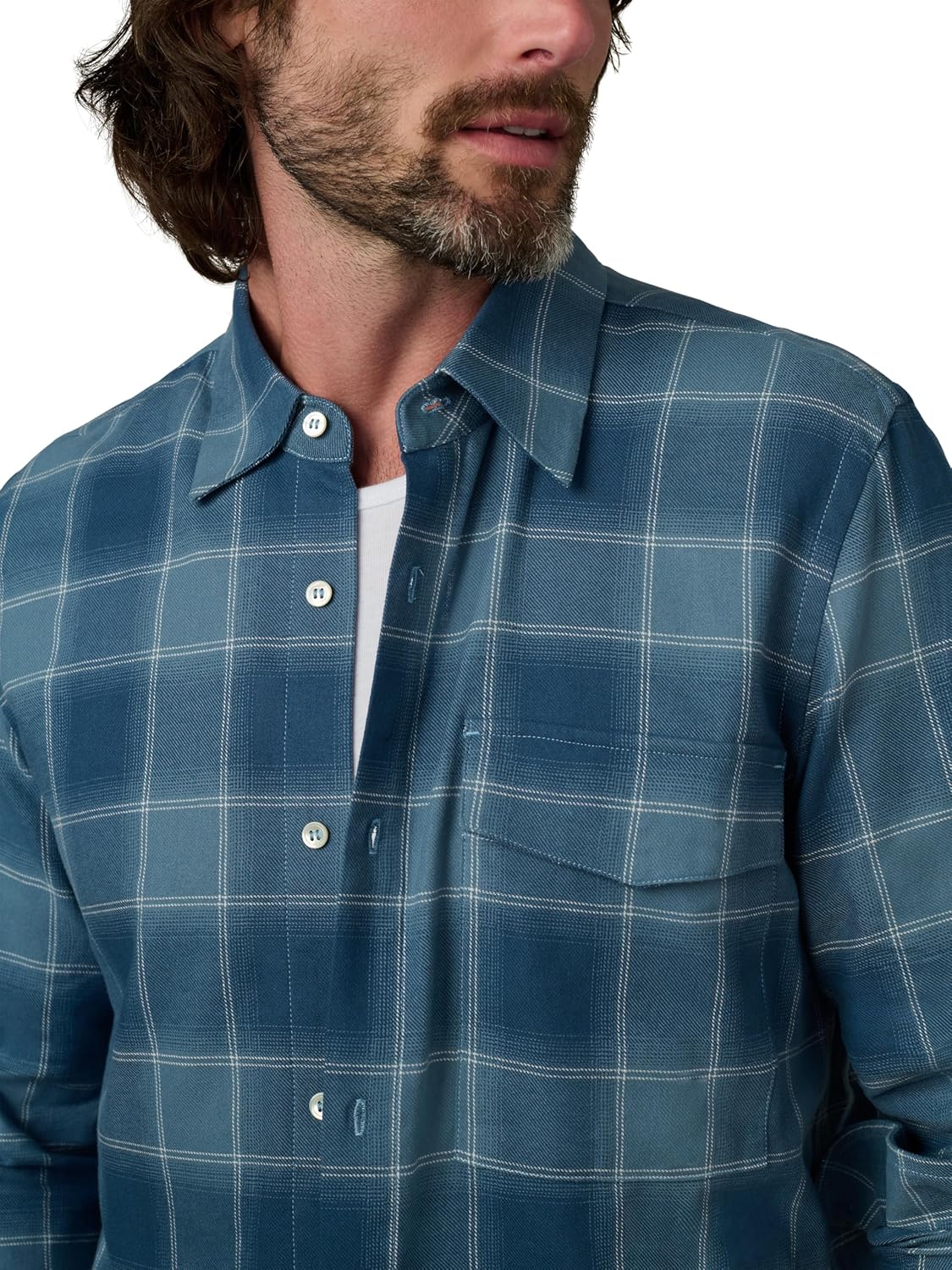 Joe's Men's The Reynolds Plaid Shirt Long Sleeve Pocket Button Down