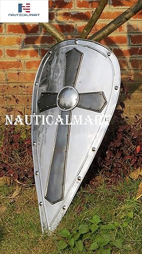 Miniatura 2 de Escudo medieval de la cometa de la armadura de la batalla listo para la batalla Escudo de