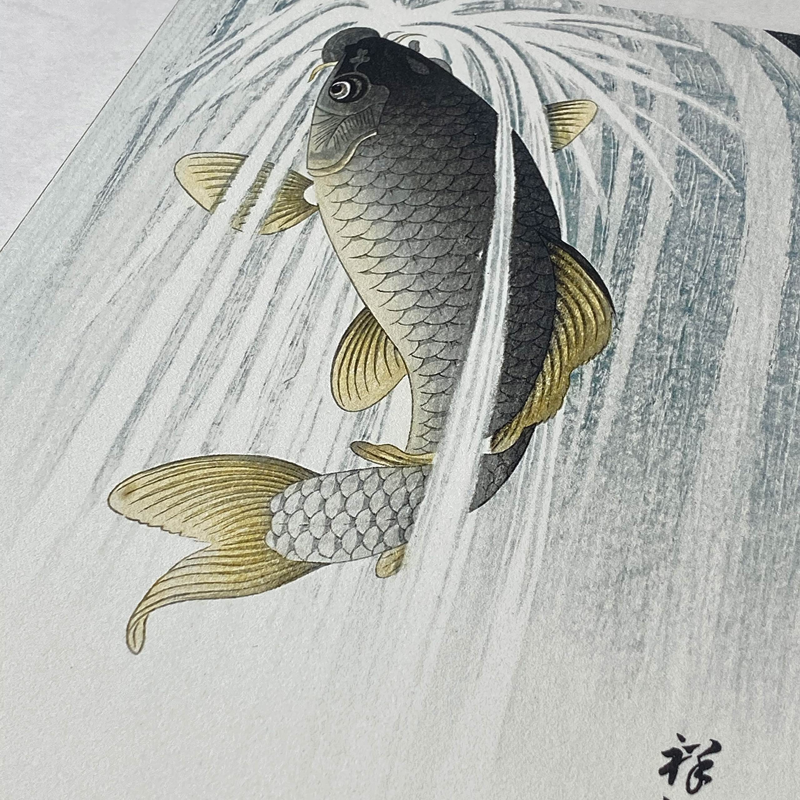 水晶絵　アートパネル　昇り鯉　鯉の滝登り　鯉　コイ　クリスタル　絵画　アート 楽天市場】水晶パネル アートパネル 60×80cm 開運画 金フレーム