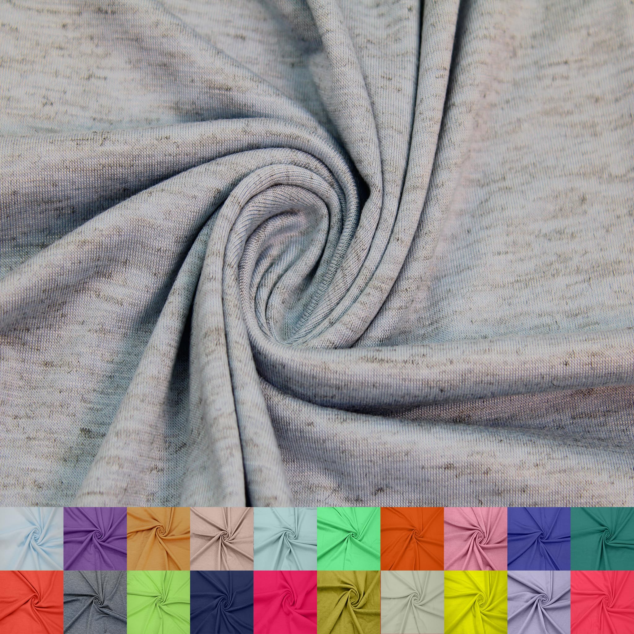 60" Wide Rayon Spandex Jersey Knit Fabric by The Yard - 4-Way Stretch, 200GSM, Medium Weight -Soft & Breathable - Apparel, Accessories, Maternity & Decorations — view 28
