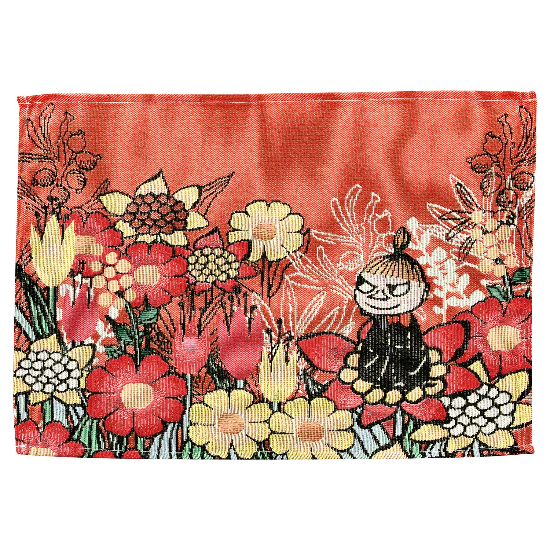 Amazon｜丸眞 ランチョンマット 33×48cm ムーミン 花と一緒に