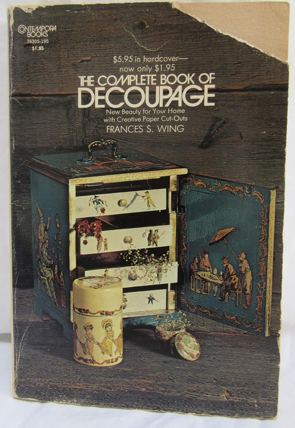 The Complete Book of Decoupage Francis S. Wing 9780425030127 Amazon