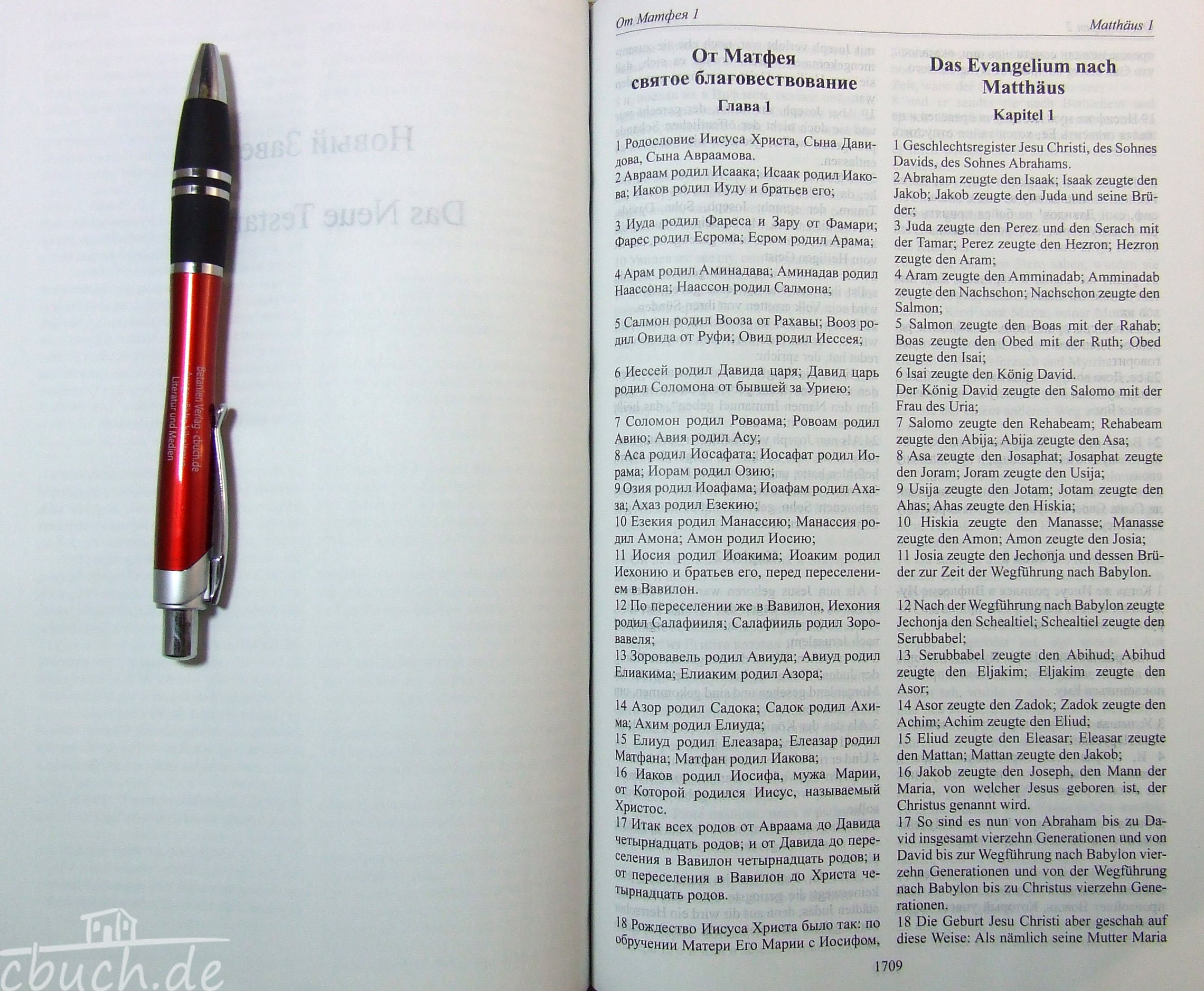Die Bibel: Russisch-Deutsch: Synodalübersetzung - Schlachter 2000. Russisch-Deutsch