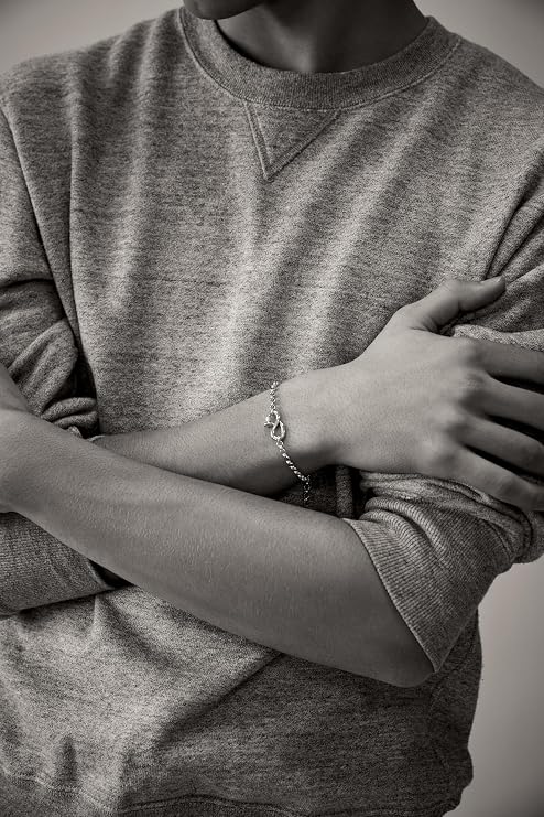 Bent Nail Chain Bracelet