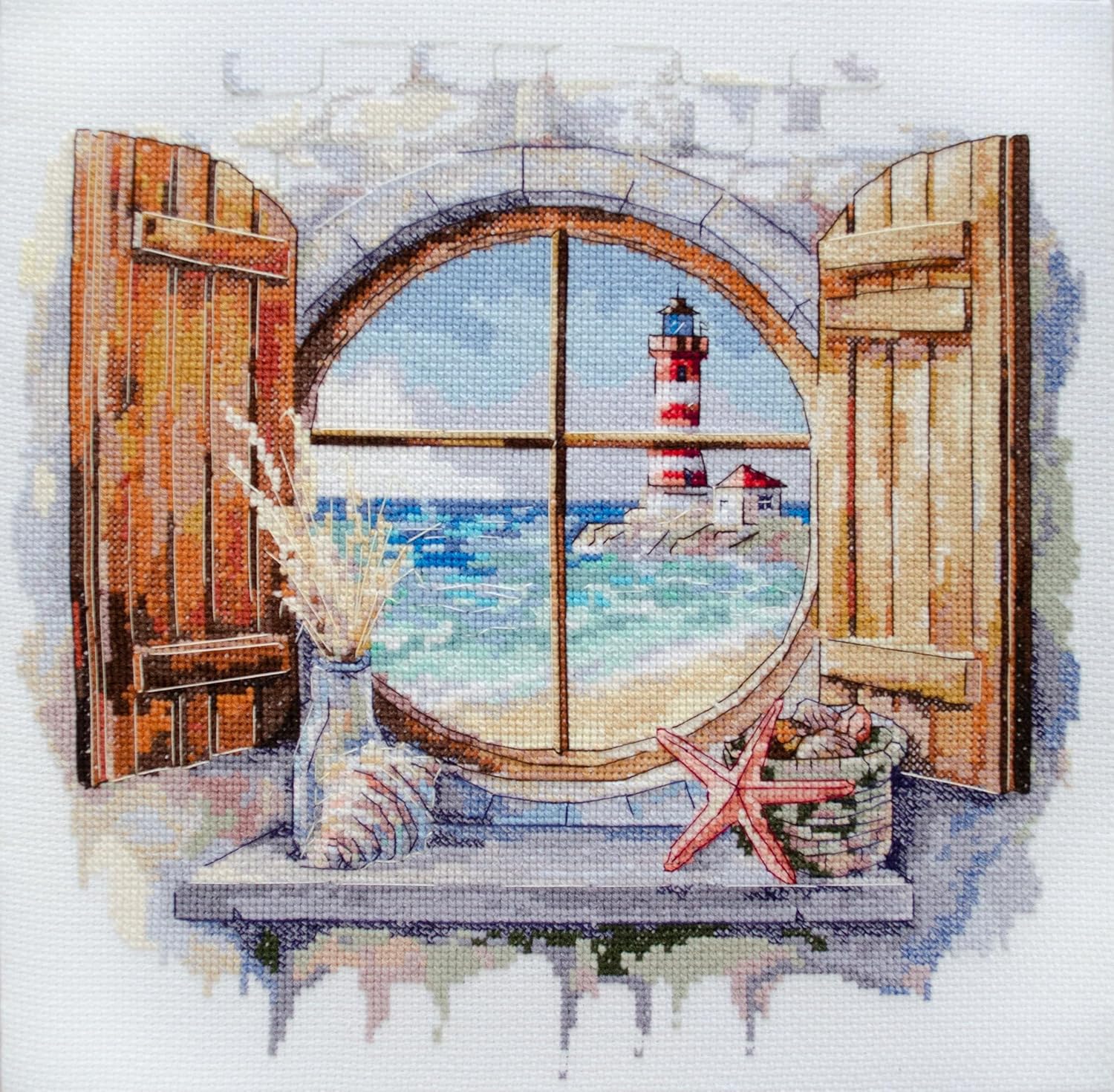 Wizardi Counted Cross Stitch kit - Whisper of The Wind AH-252 Abris Art