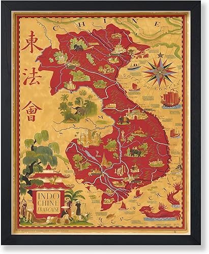 Vista 33 de Poster Master Póster vintage de la nación de los inmigrantes – Póster de mapas pictóricos retro – Arte de Estados Unidos – Regalo educativo