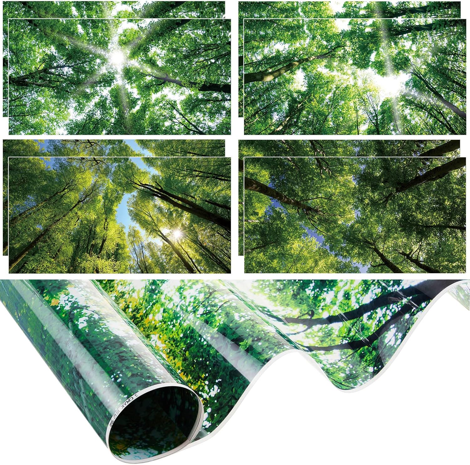 Amylove 8 Pcs Fluorescent Light Covers for Classroom Office