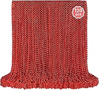 Vista 29 de YAXINRUI 30 piezas cuentas de Mardi Gras, collares de cuentas para fiesta de Mardi Gras, Navidad, San Patricio, regalos de fiesta, accesorios de 10