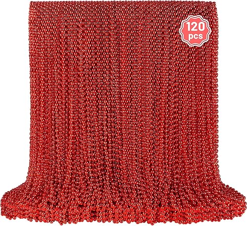 Miniatura 29 de YAXINRUI 30 piezas cuentas de Mardi Gras, collares de cuentas para fiesta de Mardi Gras, Navidad, San Patricio, regalos de fiesta, accesorios de 10