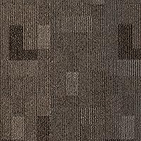 Vista 23 de Muestra de Mosaico de Alfombra Mohawk Basics 8" x 8" con Fibra PET EnviroStrand™ en Hierro, (1 Muestra)