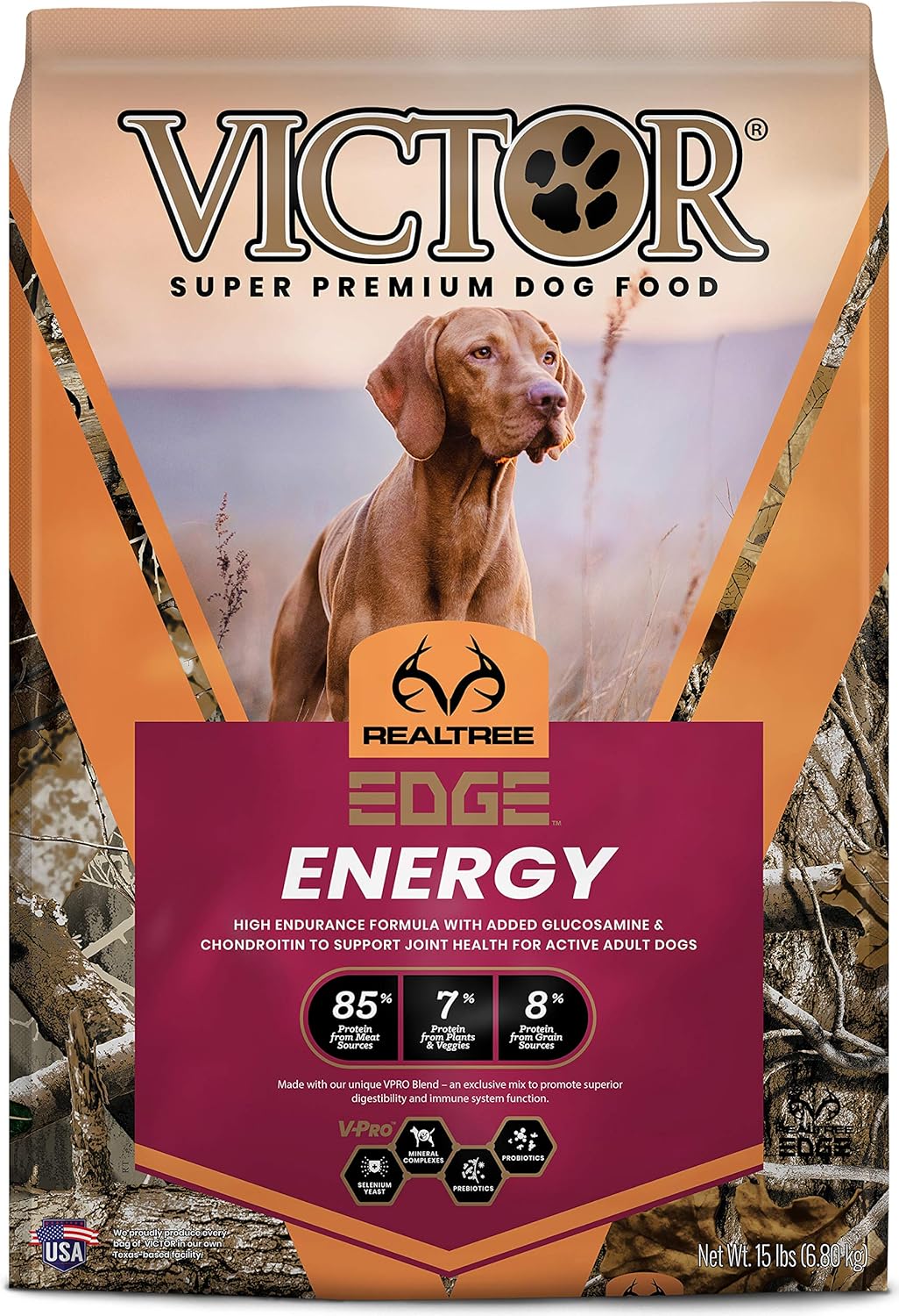VICTOR Super Premium Dog Food Realtree Edge Energy Dry
