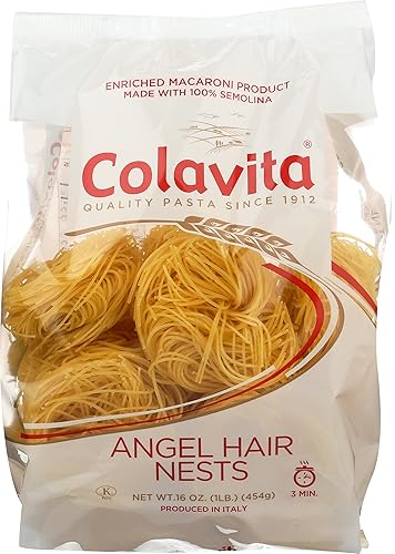 Colavita Capellini Nest Angel - Pasta para el cabello, 16 onzas
