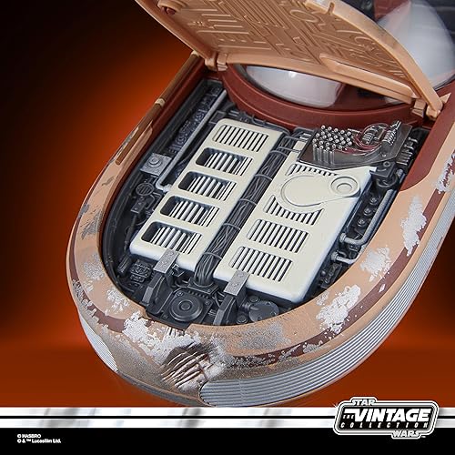 Miniatura 4 de Star Wars The Vintage Collection, vehículo Landspeeder con figura de Luke Skywalker de 3.75 pulgadas, Star Wars A New Hope