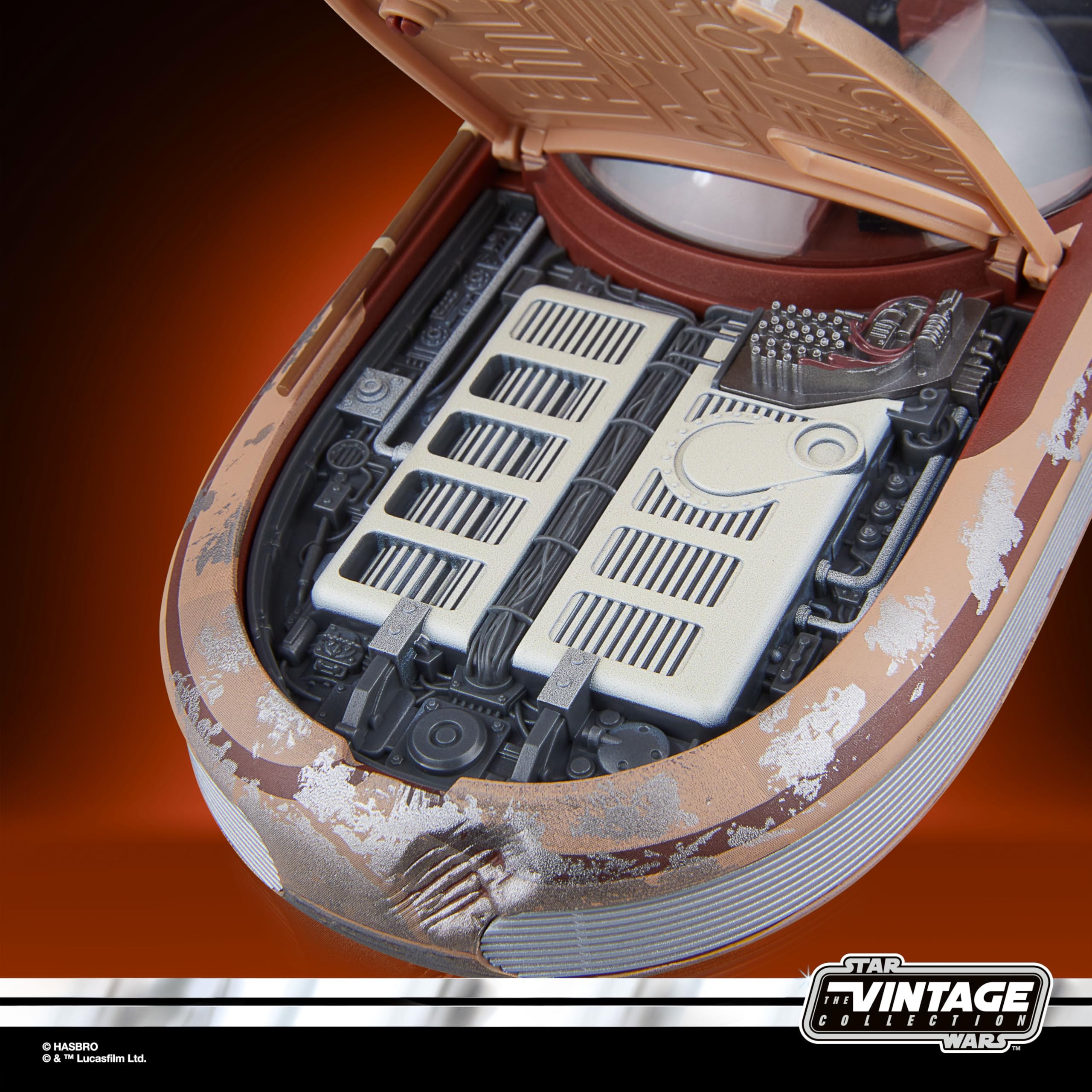 Hasbro Star Wars Śmigacz Lądowy i Luke Skywalker z Serii Star Wars The Vintage Collection, 9,5-Centymetrowa Figurka i Model Pojazdu z Filmu Gwiezdne Wojny: Nowa Nadzieja