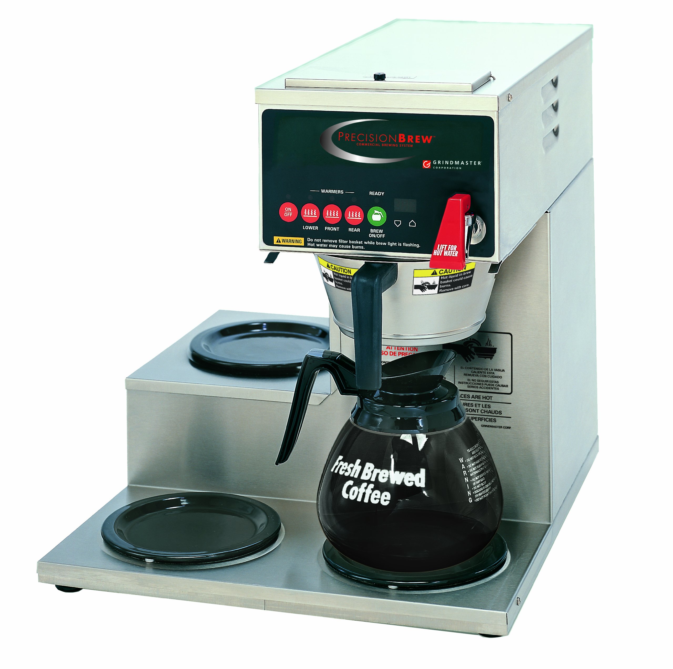 Grindmaster-Cecilware B-3WL PrecisionBrew Digital Decanter Brewer by Lee Global Imports and Consulting, Inc. – 2.5 liters, Steel, Stainless-Steel, Model Grindmaster B-3WL
