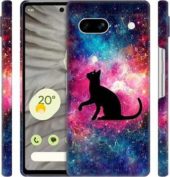 Google Pixel 7A 5G GlamCase Pixel 7A   - Cat Galaxy Stars       &                    /  Pixel 7A