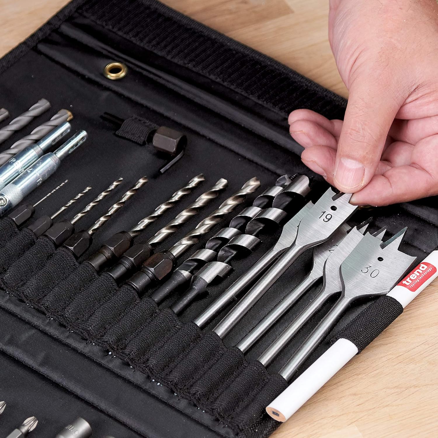 Trend Snappy Complete Drill Bit and Tool Set, 60 Piece Tool Selection Set with Assortment of Quick Release Drilling & Screwing Tools, SNAP/TH2/SET