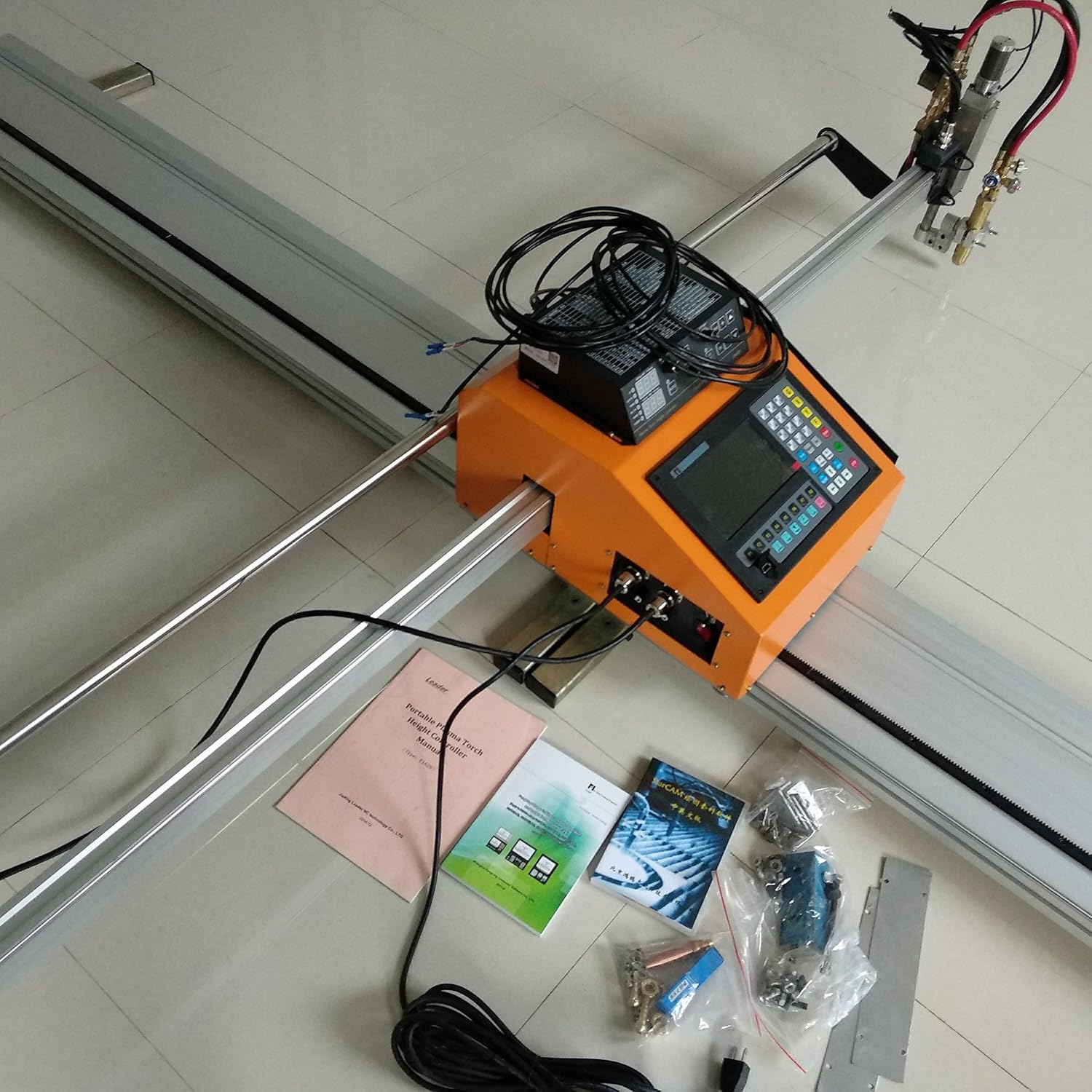 Model 1635 Portable 63(W) x138(L) Inch Effective Cutting CNC Machine for Plasma/Gas Cutting Equipment : Tools & Home Improvement