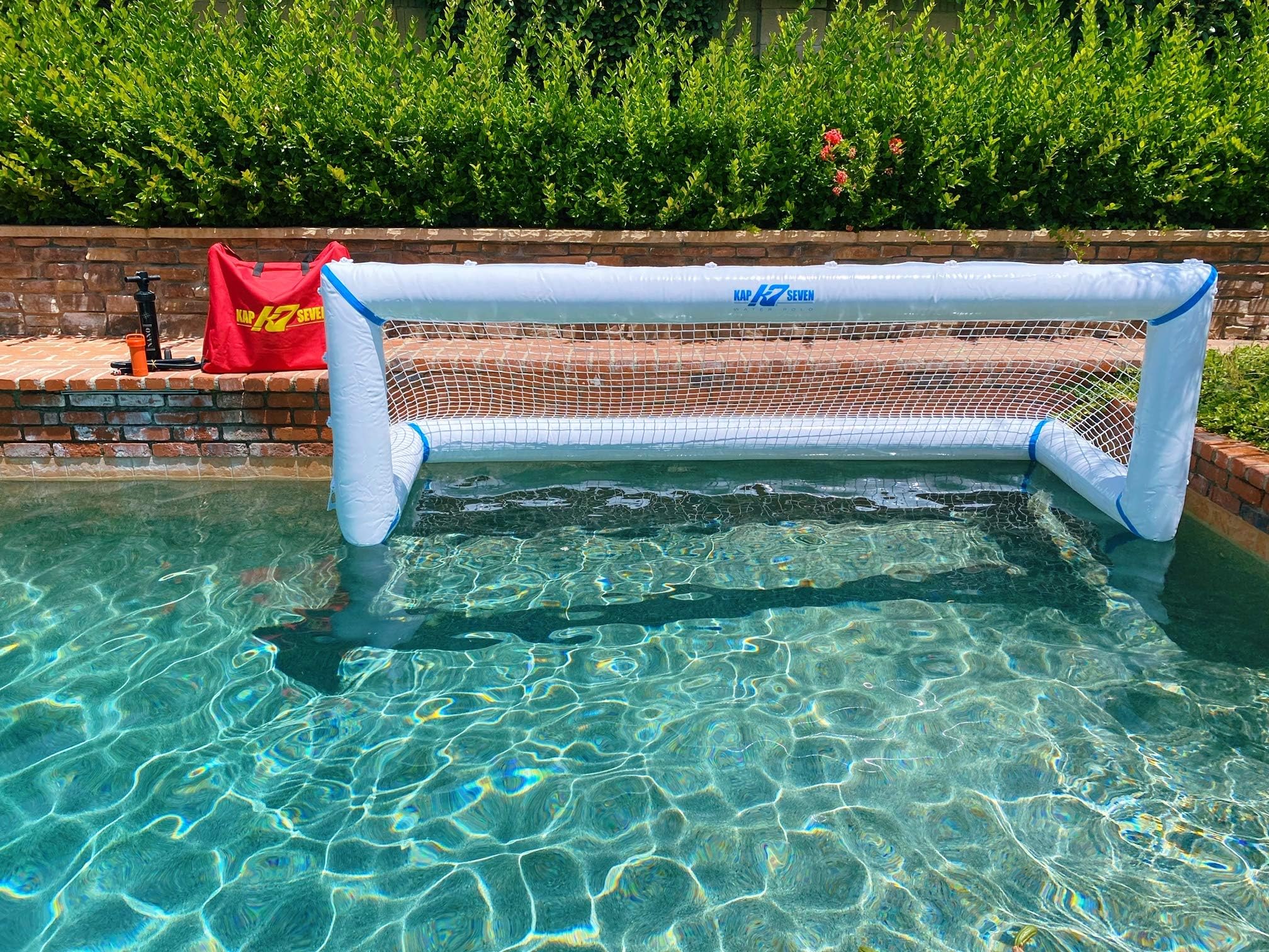 KAP SEVEN KAP7 Inflatable Full Size Water Polo Goal (10'x3')