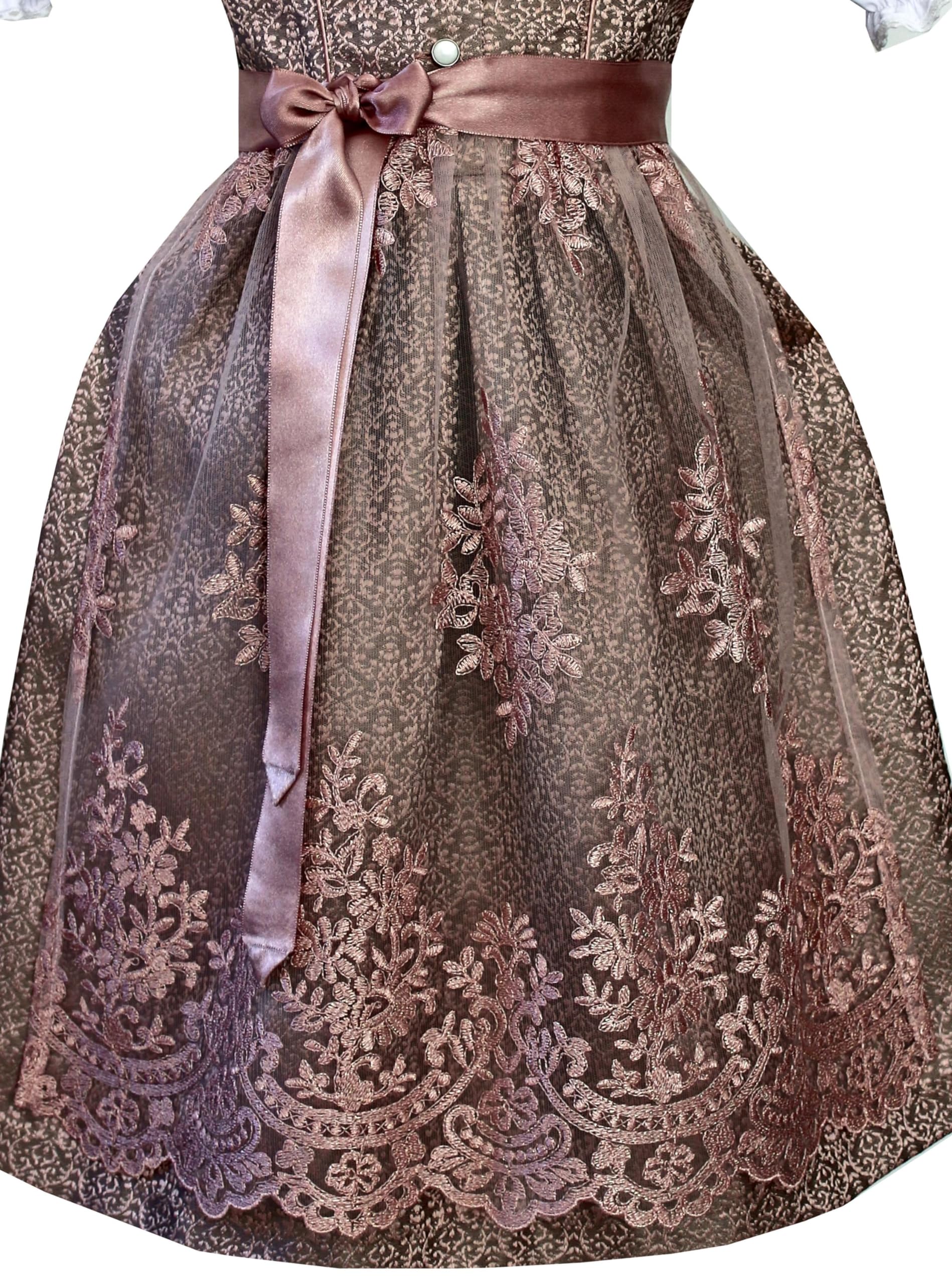 Alpenmärchen Kinderdirndl aus exklusiver Kollektion inkl. Schürze und Bluse - ALM-K976