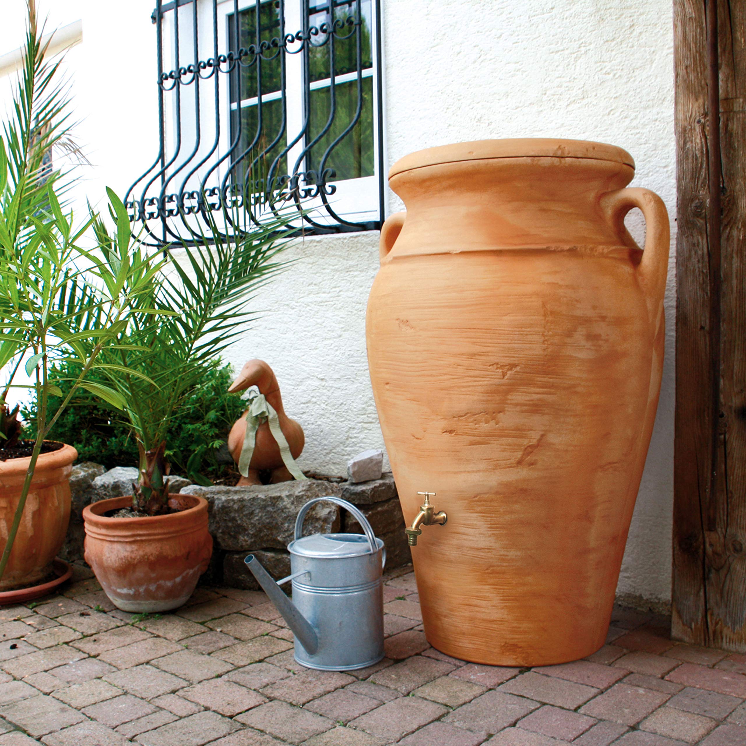 Regentonne Helena 300 Liter Terracotta