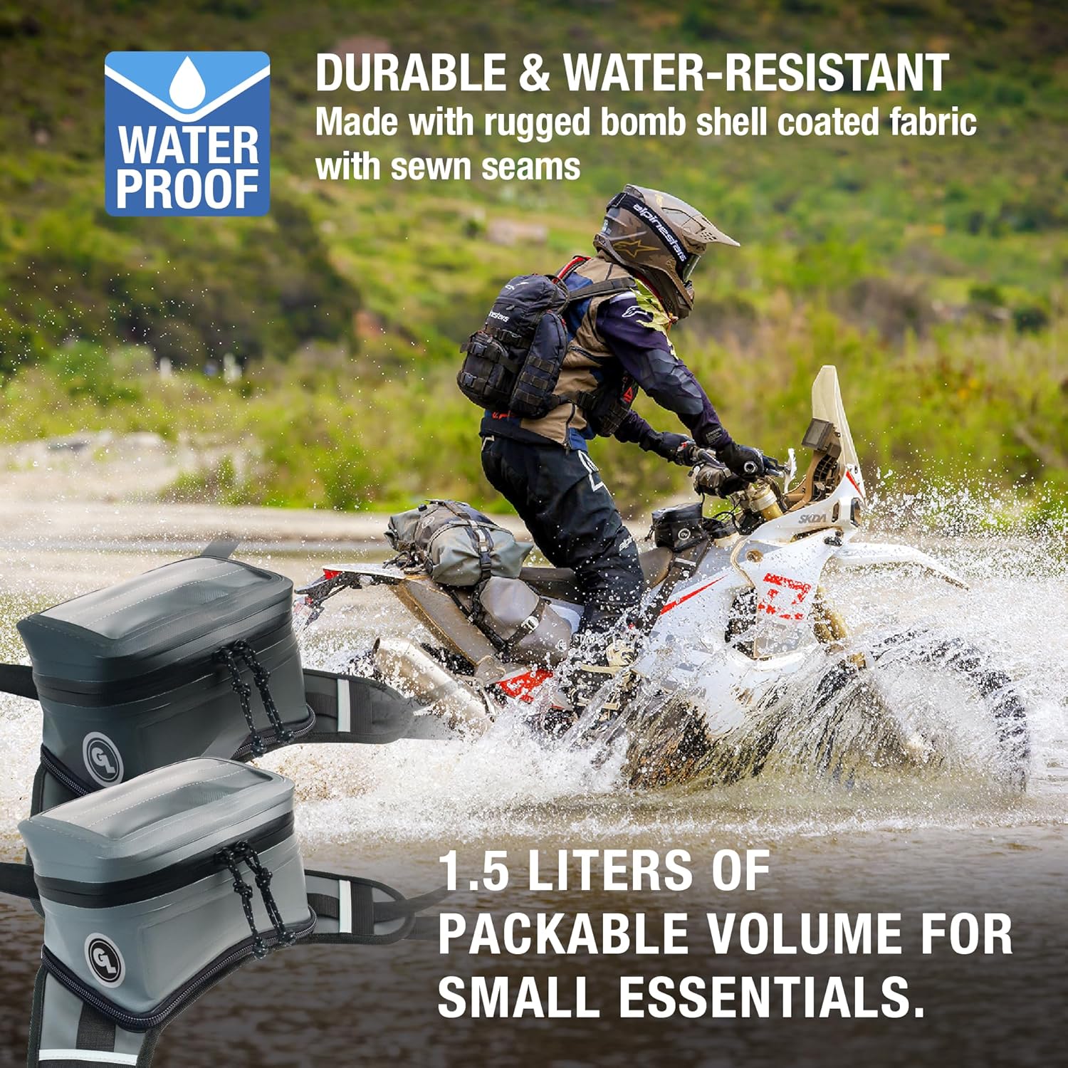 Minimalist Waterproof Tank Bag for Dirt Bikes and Hong Kong Ubuy