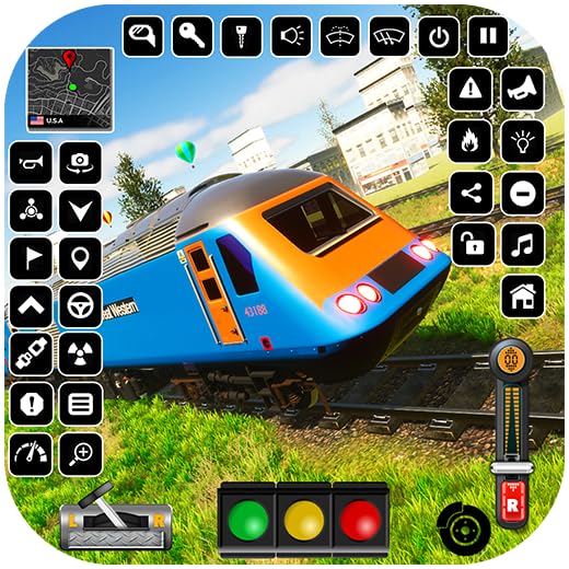 Mega City Train Driving Simulator Giochi 3D