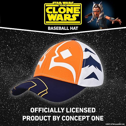 Miniatura 3 de Concept One Star Wars The Clone Wars Ahsoka - Gorra de béisbol al Snapback para cosplay, multicolor, talla única, Multi