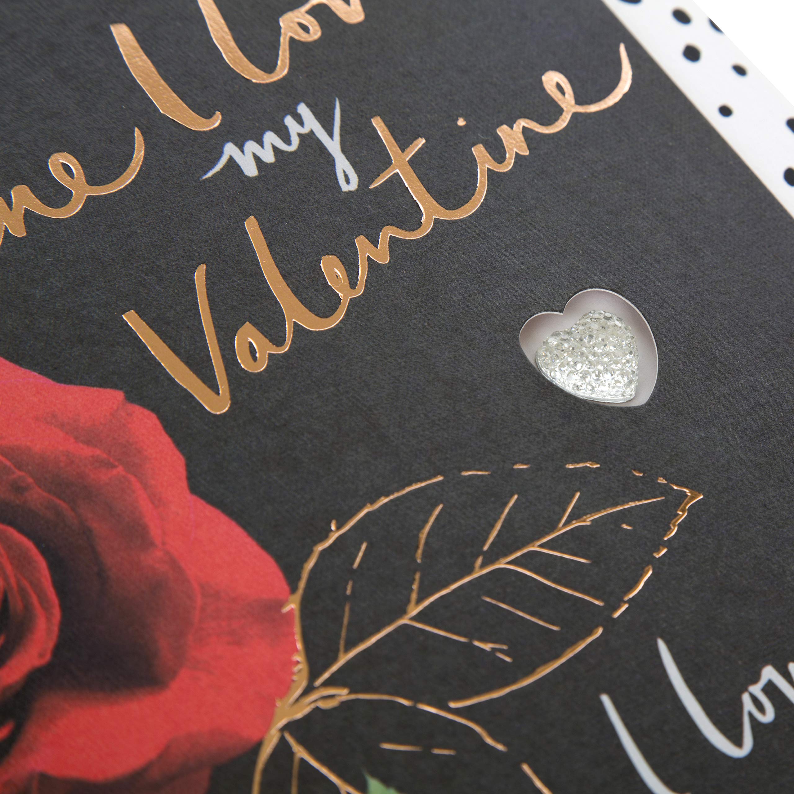 Hallmark Valentinstagskarte 'One I Love' – Mit Glitzer & 3D-Effekt, Inkl. Umschlag