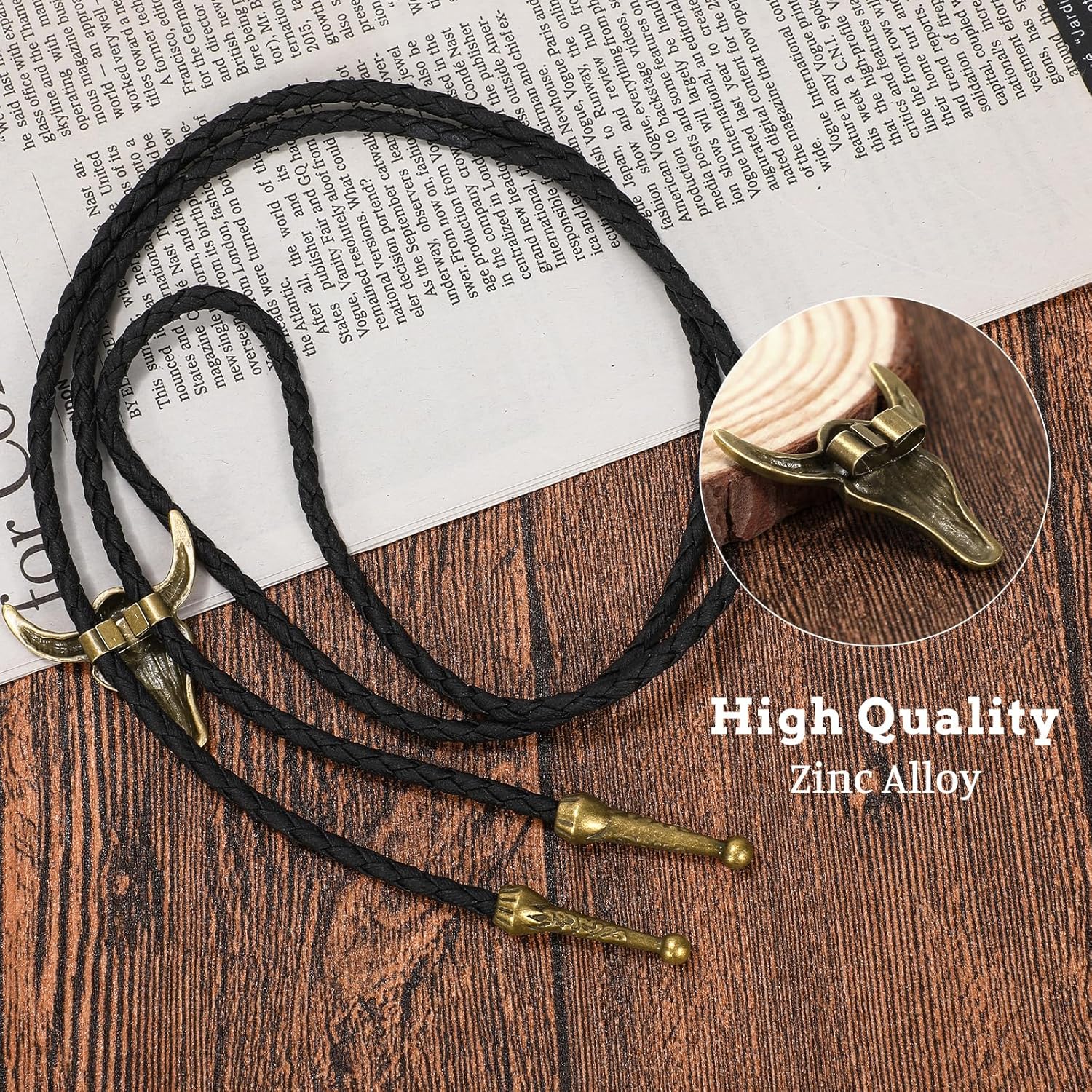 Bolo Tie and Western Belts for Woman Men,Fit for 42"-44" Wasit