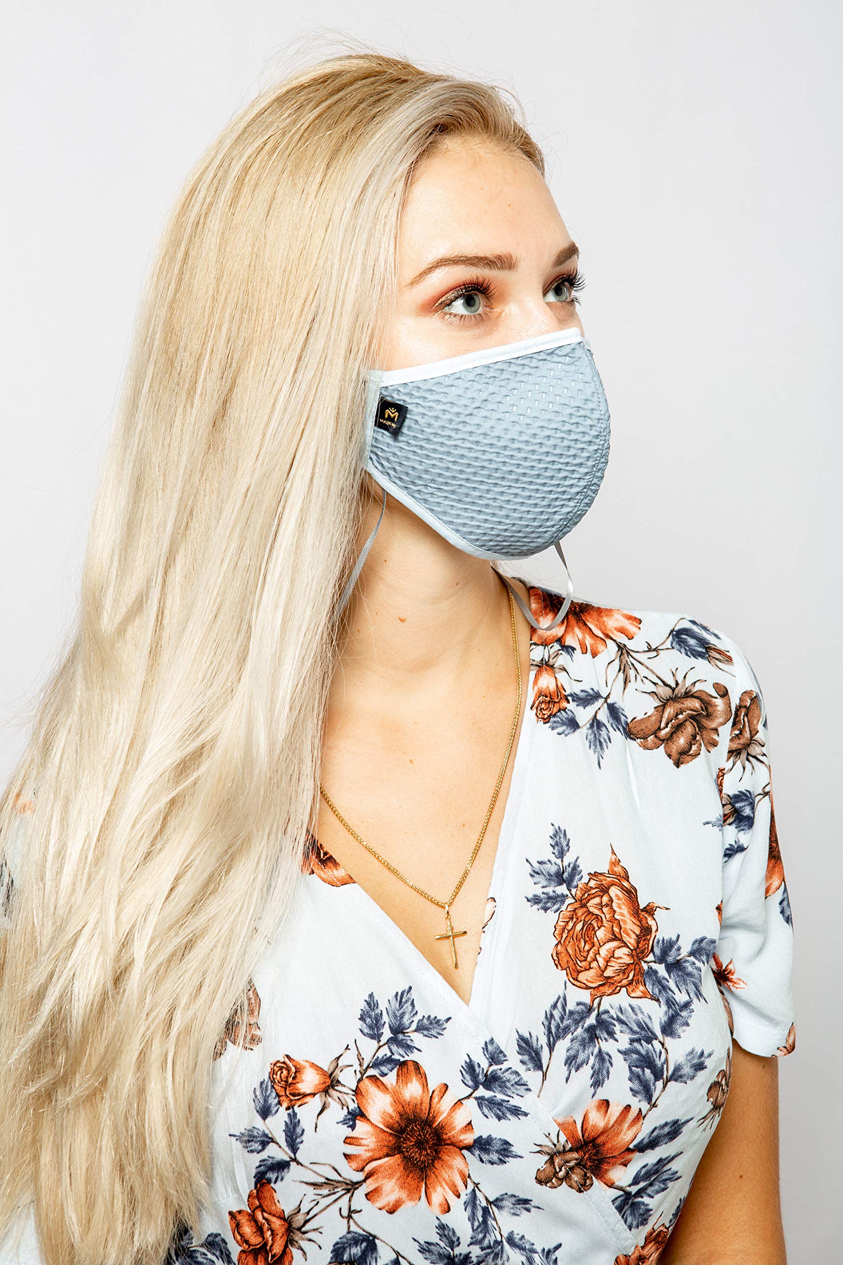 Mask King Reusable Protective Mask (Large, blue)