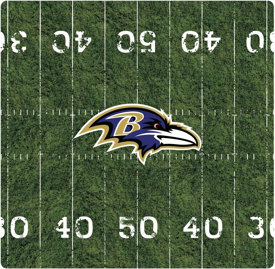 Tribeca Baltimore Ravens Mouse Pad (Standard, Black