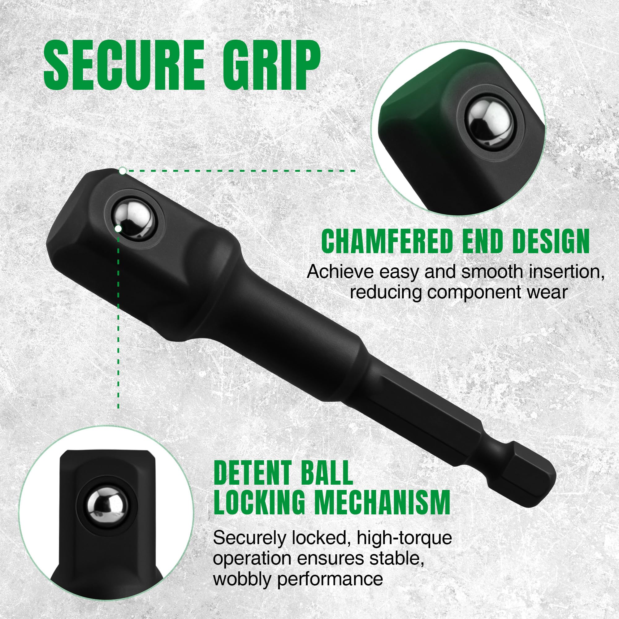 SK Impact Socket Adapters - Magnetic Bit Holders -5 SK Impact Socket Adapters - Magnetic Bit Holders -5