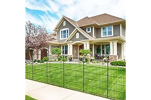 INJOPEXI Removable Garden Fence: Protect Your Property